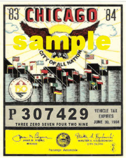 (image for) IL 1983-84 Illinois tax inspection CHICAGO